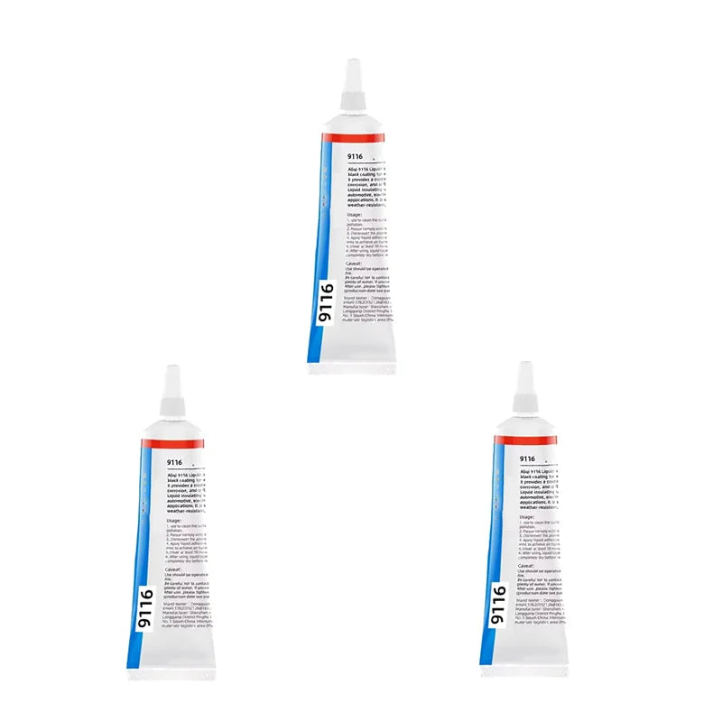 Liquid Waterproof Electrical Tape Epoxy Resin Black Glue Quick Drying Sealant For Wires And Cables Home Use Fix Line Glue