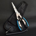 Stainless Steel Fishing Pliers Fishing Hook Remover Saltwater Resistant Fishing Braided Line Cutter Scissors Fishing Equipment