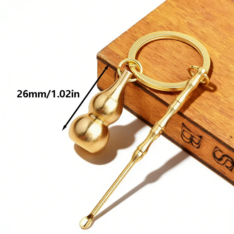 Mini Storage Jar with Small Spoon, Screw-Top Sealed Container, Divided Storage Bottle, Solid Tobacco Pouch
