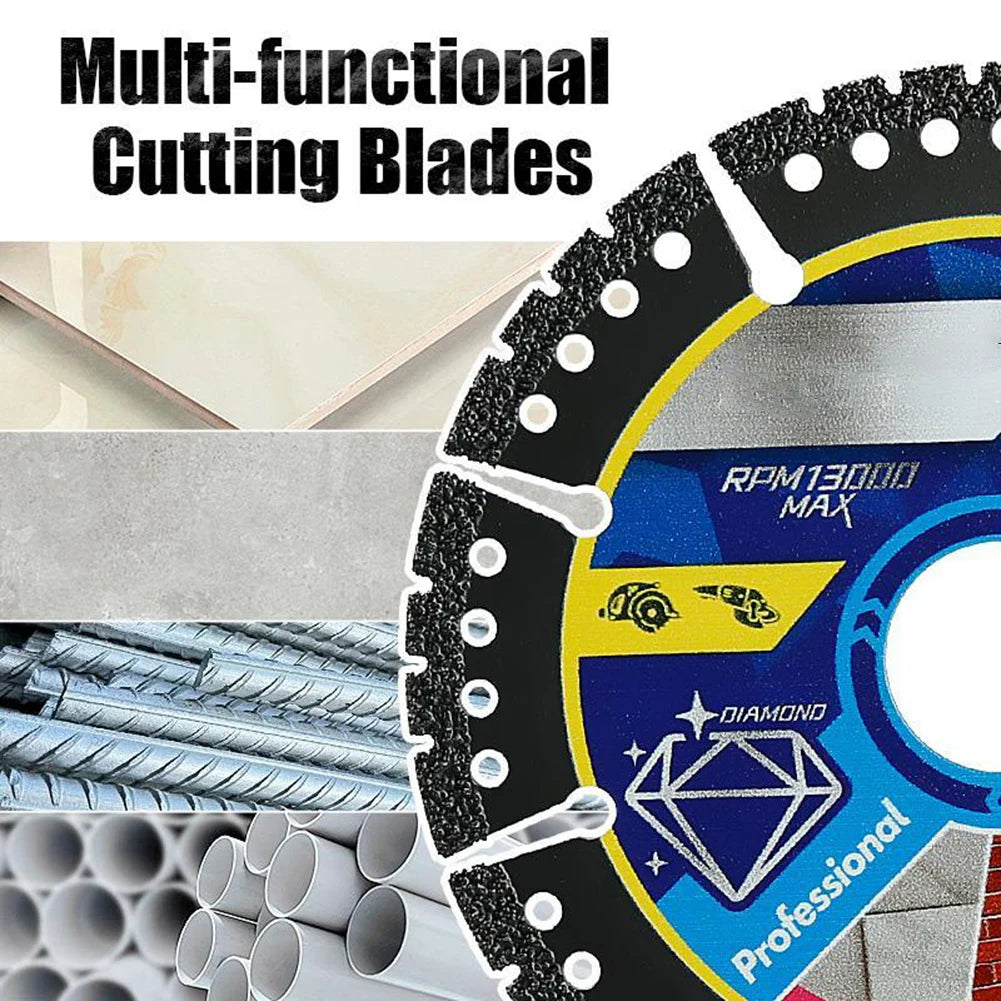 Multi Material Cutting Blades Metal Tile Stone Plastic Angle Grinder Saw Blades for Alloy Cast Iron Marble Tool Accessories