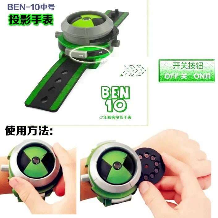 Ben10 Omniverse Action Figures Omnitrix Ben Tennyson Projection Watch Sound Light Doll Model Collect Ornaments Gifts Toy