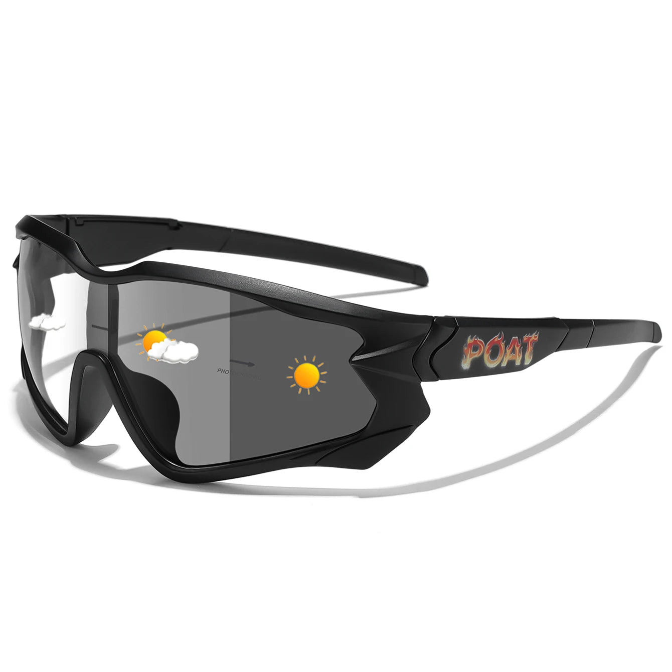 Fashion Brand Men Women Bicycle Photochromic Eyewear MTB Bike Fishing Running Cycling Sports Sunlasses Comfortable Goggles