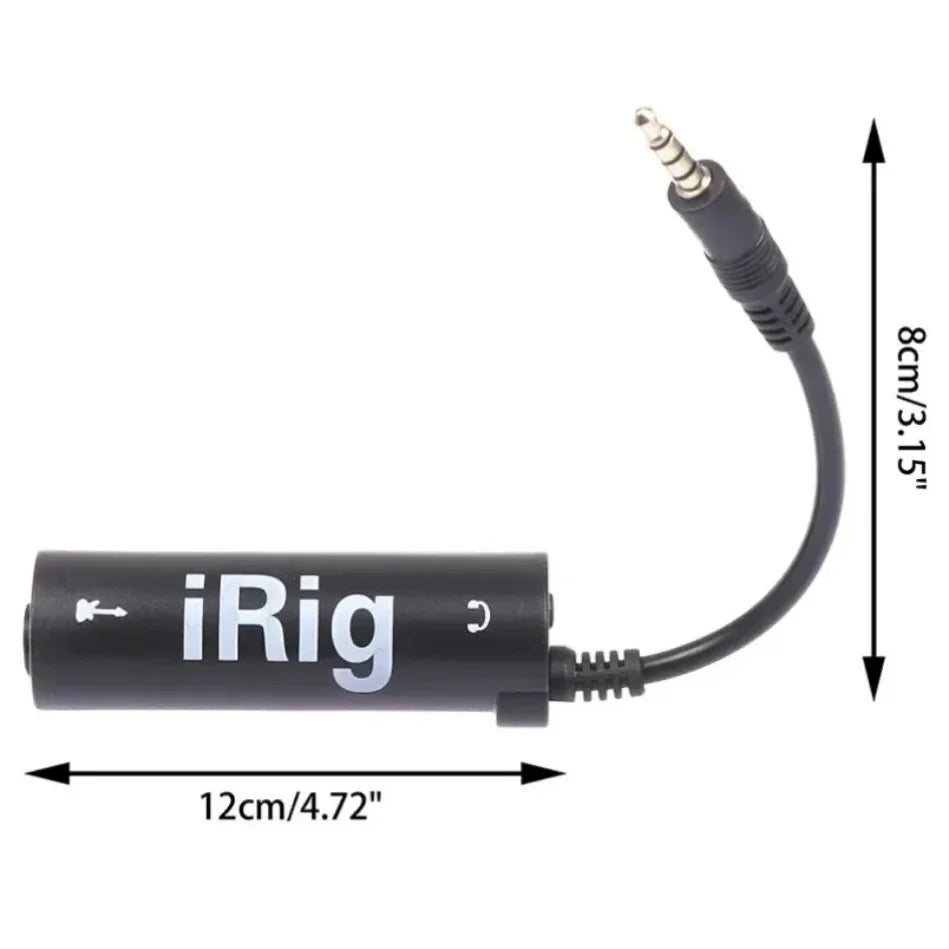 For Phone Guitar Audio Interface Guitar Tuner Guitar Line Irig ConverterGuitar Interface I-Rig Converter Replacement Guitar