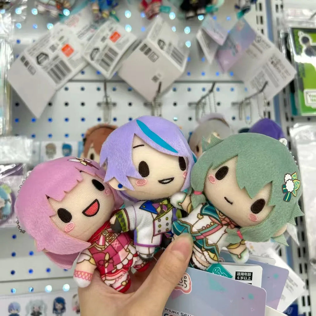 10cm Pjsk Plush Doll Toys Project Sekai Akiyama Mizuki Stuffed Plushies Keychain Yoisaki Kanade Pendant Backpack Bag Decor Gift