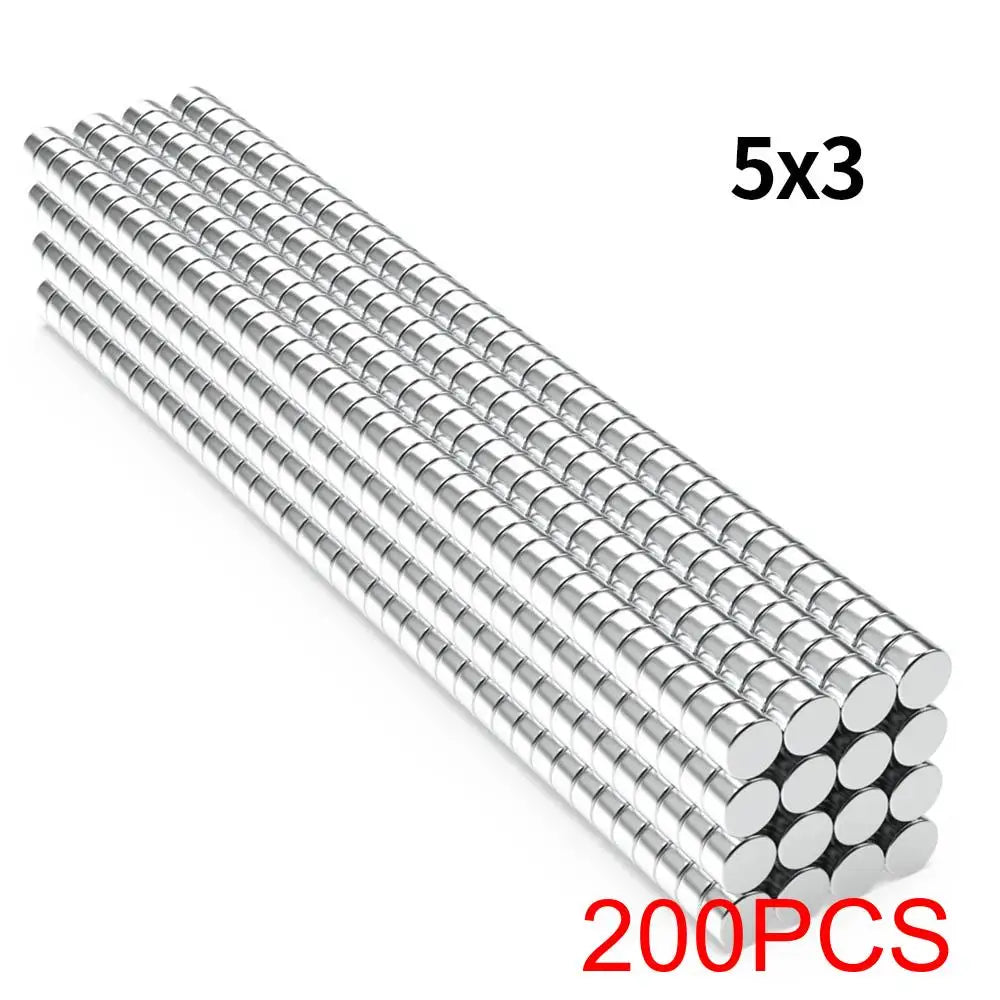Super Strong Neodymium Magnet N35 NdfeB Permanent Magnetic imanes Round Powerful Magnets Refrigerator Magnet  2x2/6x2/6x3/10x3