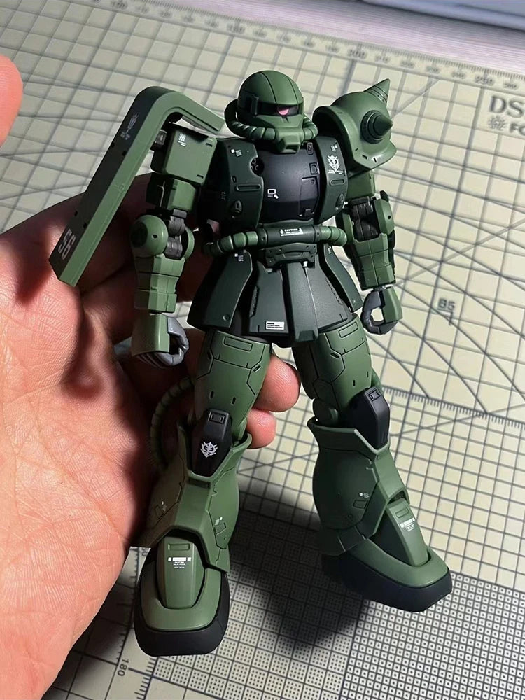 Hg 1/144 Gto Ms-06c-6/R6 Zaku 2 Type C-6 Anime Action Figure Robot Mecha Assembly Model Kit For Kids Plastic Model Doll Toy Gift