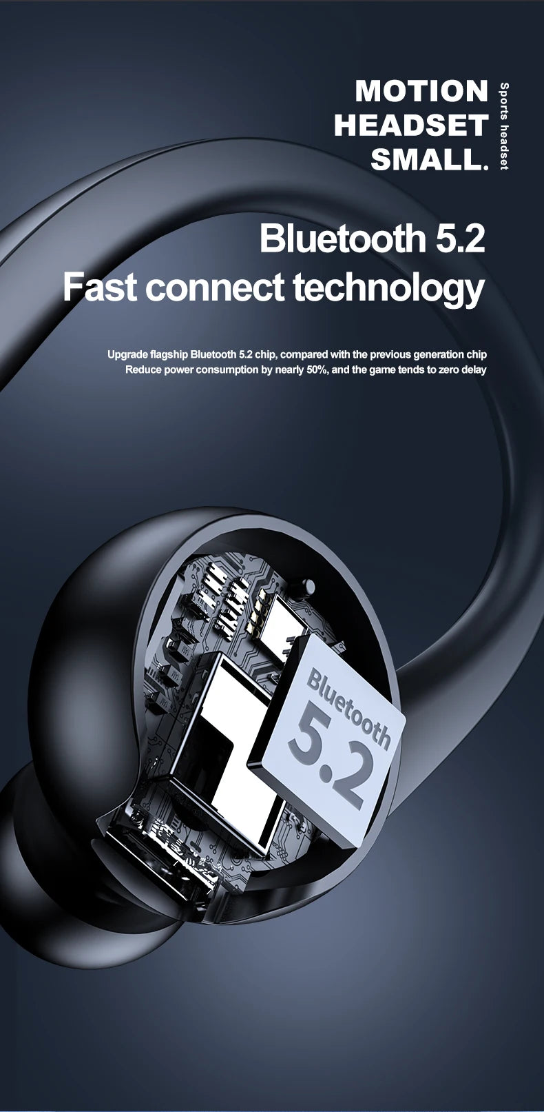 T10 Wireless Ear Hanging High Quality Bluetooth Earphones Sports Fitness headset In Ear Noise Cancelling headphones