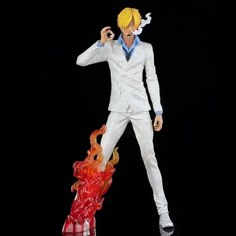 One Piece Vinsmoke Sanji Boy New Personality Cartoon Anime Character Peripheral Collection Figure Ornaments Children's Gifts