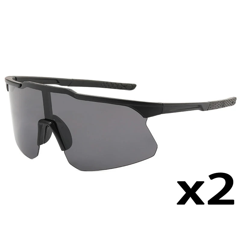 1/2/8pcsPolarized Cycling Sunglasses Outdoor Sport Cycling Riding Running Skiing Goggle Windproof Fishing Eyewear for Men Women