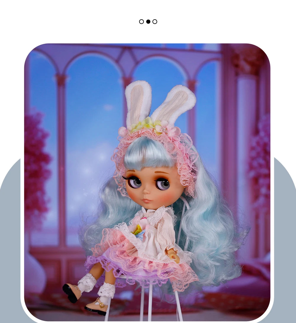 ICY DBS Blyth Doll Tan Skin Matte Face With Eyebrows Special Price 1/6 BJD JOINT body Neo Christmas Gift Anime
