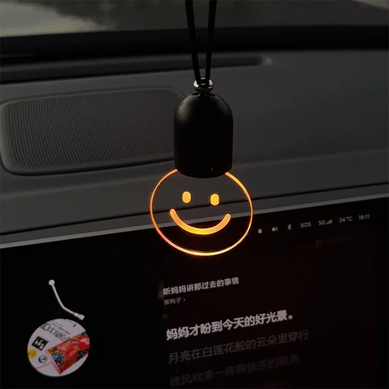 Car mounted small light bulb, interior decoration, car decoration, ambient light, pendant style creative car hanging night light