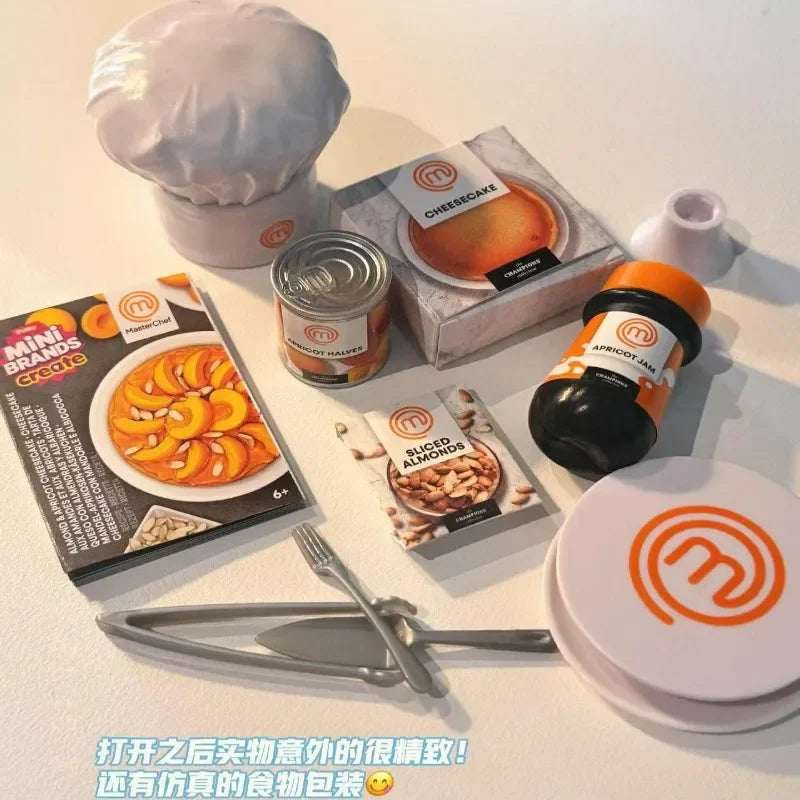 Mini Brands Capsule Toys Surprise Ball Mini Create Masterchef Blind Box Mini Figure Accessories Collectible Toys Kids Gifts