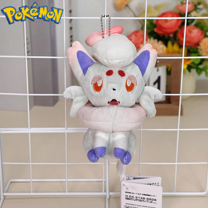 Pokemon Eevee Umbreon Sylveon Espeon Vaporeon Plush Toys Keychain Gengar Duskull Haunter Flareon Stuffed Peluche Doll Gifts Kids