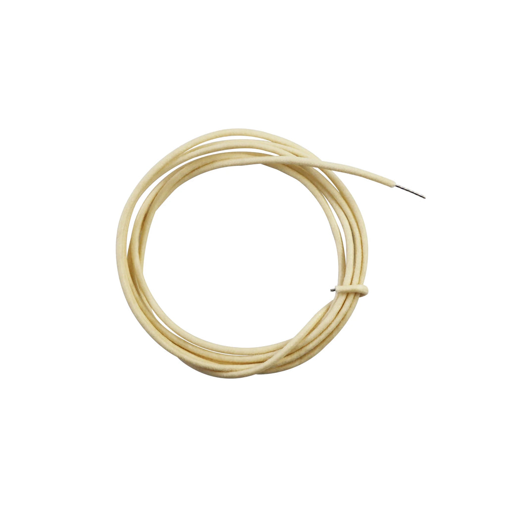 Cloth-covered Waxed Vintage-style Pushback Guitar Wire (white/black/yellow)Pushback Wire for Electric Guitar Upgrade,22 AWG wire