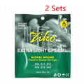 ZIKO DEG-009 Electric Guitar Strings Steel Core Surface Coating Nickel Extra Light Special Musical Instrument Accessorie Parts