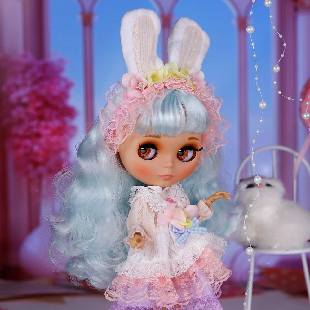 ICY DBS Blyth Doll Tan Skin Matte Face With Eyebrows Special Price 1/6 BJD JOINT body Neo Christmas Gift Anime