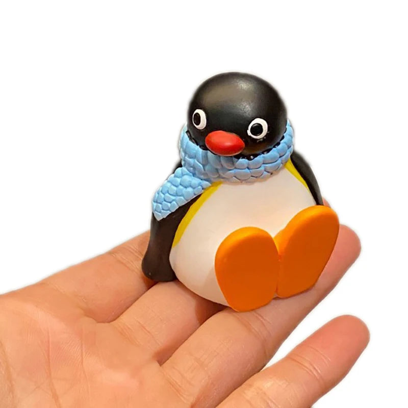 New 1 Piece Window Edge Car Interior Decoration Center Console Accessories 6CM Kawaii Penguin Doll Desktop Ornament