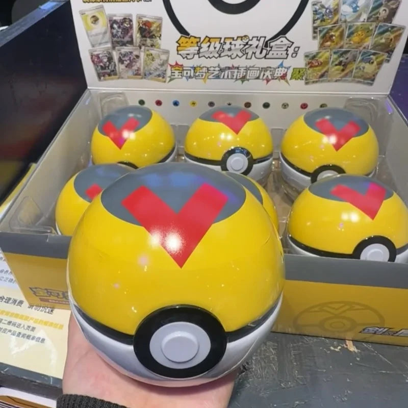 100% Original P0ke Ball Master Balls Premium Ball Gift Box Pokém0n Cards Ptcg Simplified Chinese Original Pack Children Birthday