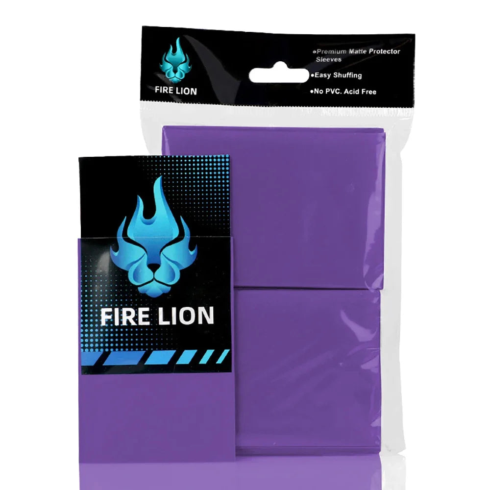 62x89mm 100PCS/Set Solid Matte Trading Card Sleeves Top Loading Japanese Size Card Protector for YGO