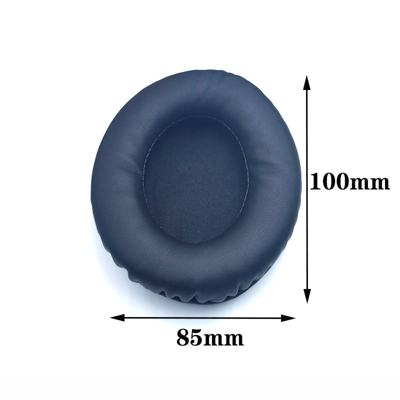 Oval Ear Pads For Headphones Covers Sponge Leather Foam Cushion 60*70 60*80 65*85 70*90 75*95 80*100 85*100 85*105 90*105 90*110