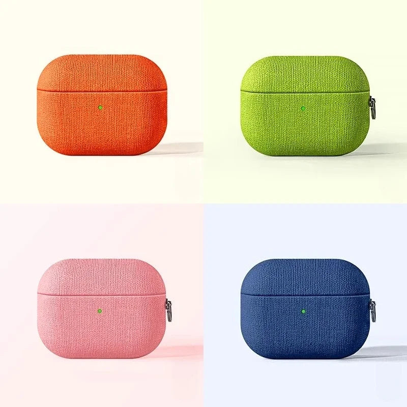 2025 New Cover For AirPods Pro 3 Case Luxury Fabric Airpods Pro3 Earphone Protector Accessories for Apple Airpods 3 Cases ﻿