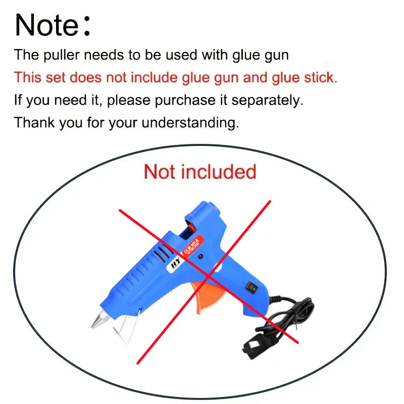 Car Dent Repair Puller, Car Repair Tools Kit With 18pcs Plastic Glue Tabs plastiT-Handle Dent Remover Universal For Car Accessor