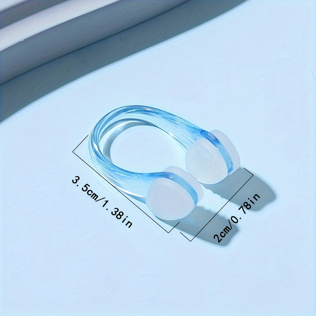 2 Pcs Swimming Nose Clip Professional Swimming Training Anti-choking Comfortable Waterproof and Non-slip Nose Clip
