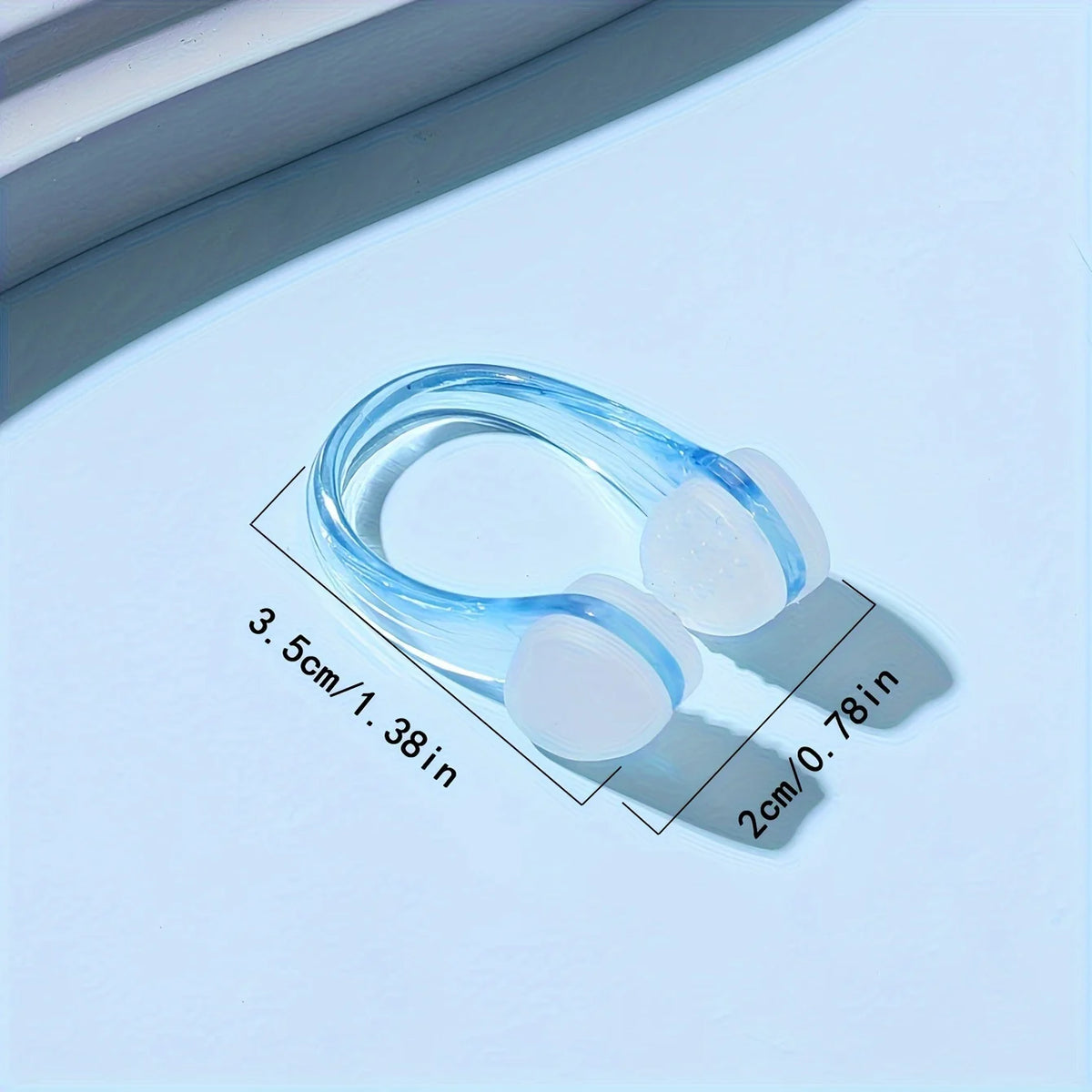 2 Pcs Swimming Nose Clip Professional Swimming Training Anti-choking Comfortable Waterproof and Non-slip Nose Clip