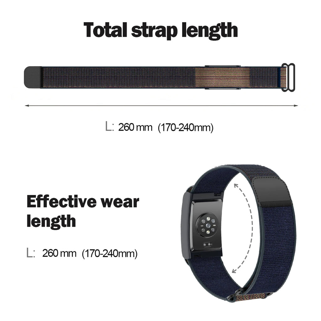 Arm Strap For Amazfit Huami Helio Adjustable Nylon band Breathable Sport Band for Fitness Tracker Loop Replacement Bicep Strap