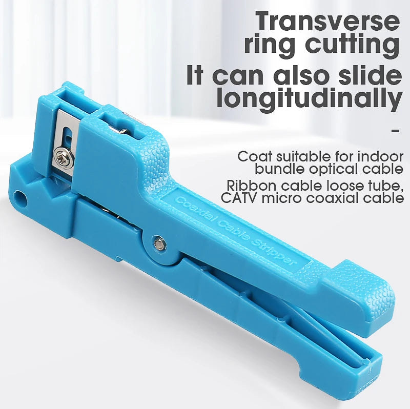 45-162 45-163 45-165 Fiber Optic Stripper Coaxial Cable Stripper Optical Cable Slitter Wire Stripper Tool Beam Tube Stripper
