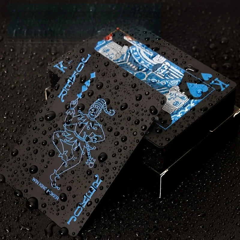 Waterproof PVC Illusionist Poker Cards - Durable & Aesthetically Enhanced Design - Perfect for Game Nights, Parties & Family Fun