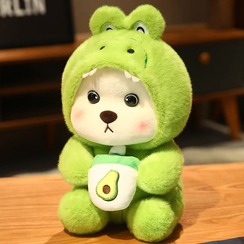 25/35cm Anime Cosplay Joint Bear Plush Toy Cute Stuffed Animals Bunny Duck Shark Pig Plushies Doll Kawaii Soft Toys For Girls