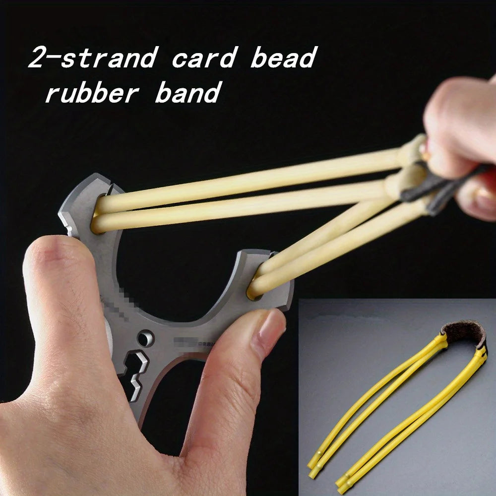 2pcs Slingshot Card bead rubber band Slingshot replaces elastic rubber band, round rubber band and slingshot accessories.