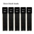Mechanical Pencil Set 2.0mm with 2B Black/Colors Lead Refill for Writing Sketching Art Drawing Painting School Automatic Pencils
