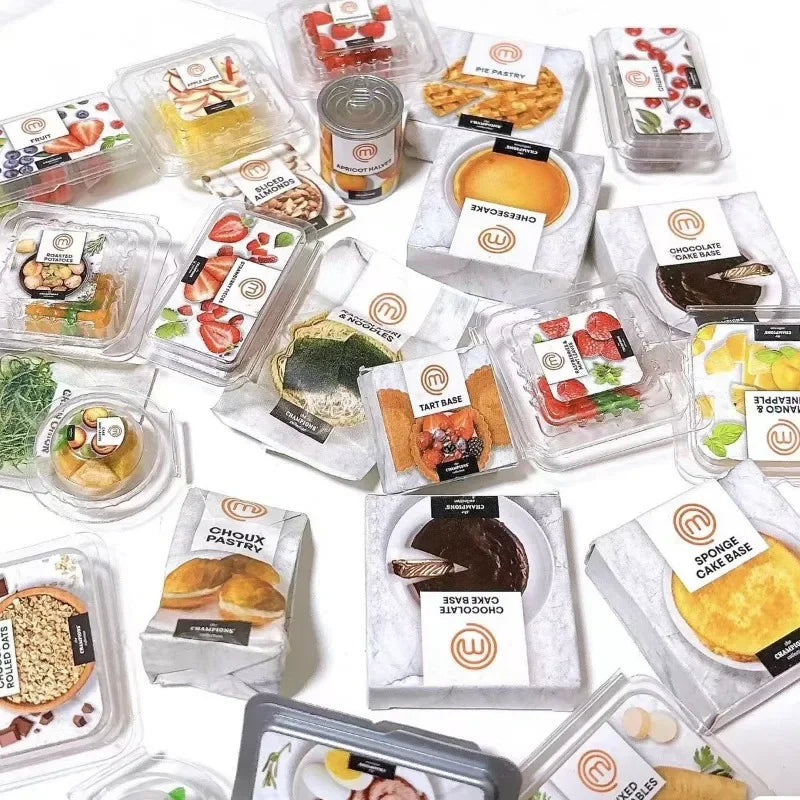 Mini Brands Capsule Toys Surprise Ball Mini Create Masterchef Blind Box Mini Figure Accessories Collectible Toys Kids Gifts