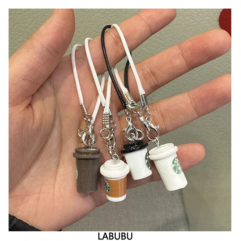Mini DIY Camera Phone Coffee Cup Water Bottle Dress Up Plush Toy For Labubu Doll Pendant Dollhouse Accessories Sweet Couple Gift