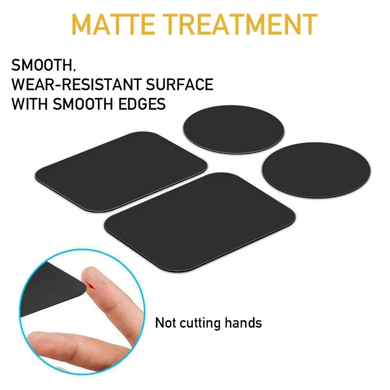 Magnetic Metal Plate for Car Phone Holder Stand Universal Iron Sheet Sticker Tablet Desk Cell Phone Bracket Magnet Sticker Mount