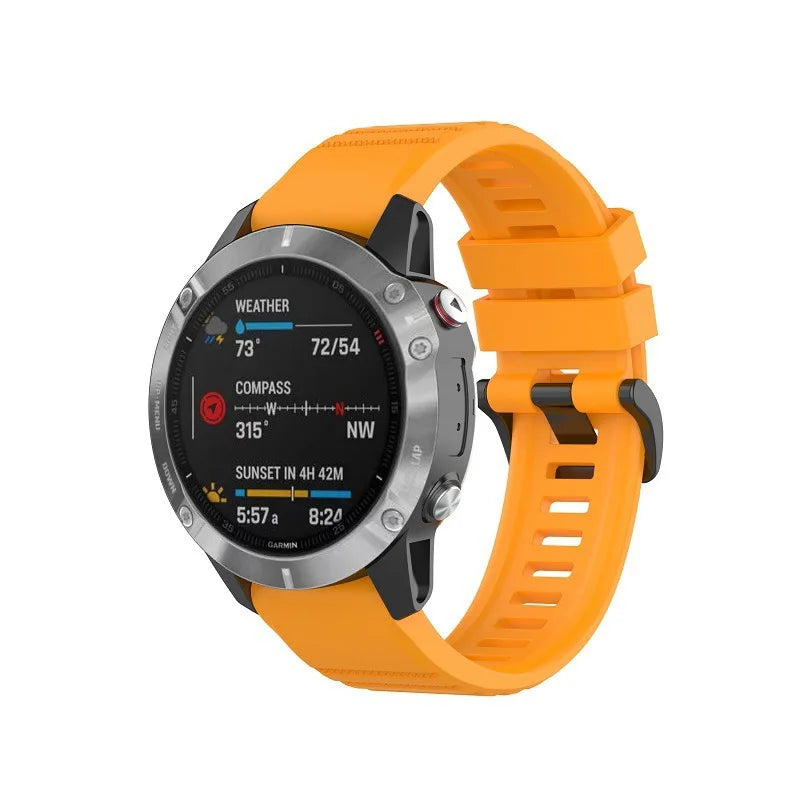 20 22 26mm Silicone Strap for Garmin Fenix 6 6X Pro 6S 7S 7 7X 5S 5 5X Plus 965 Epix Pro Gen2 47 51mm Watchband QuickFit Correa
