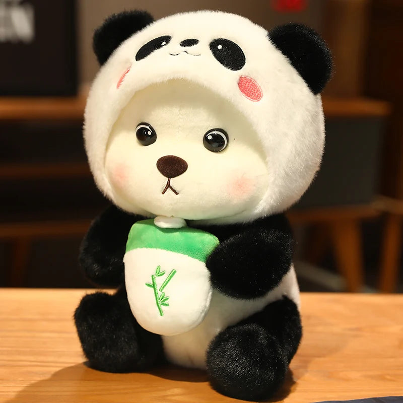25/35cm Anime Cosplay Joint Bear Plush Toy Cute Stuffed Animals Bunny Duck Shark Pig Plushies Doll Kawaii Soft Toys For Girls