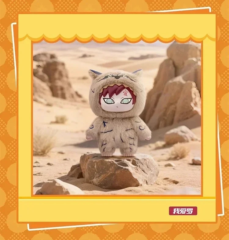 Toptoy Naruto Shippuden Beast Party Series Vinyl Figure Plush-Like Texture Blind Box Chibi Kakashi Sasuke Collectible