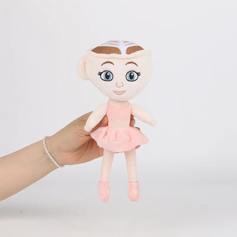 New Italian Brainrot Plush Ballerina Cappuccino Doll Funny Cartoon Alerina Capucciu Soft Stuffed Animal Toy Kids Birthday Gifts