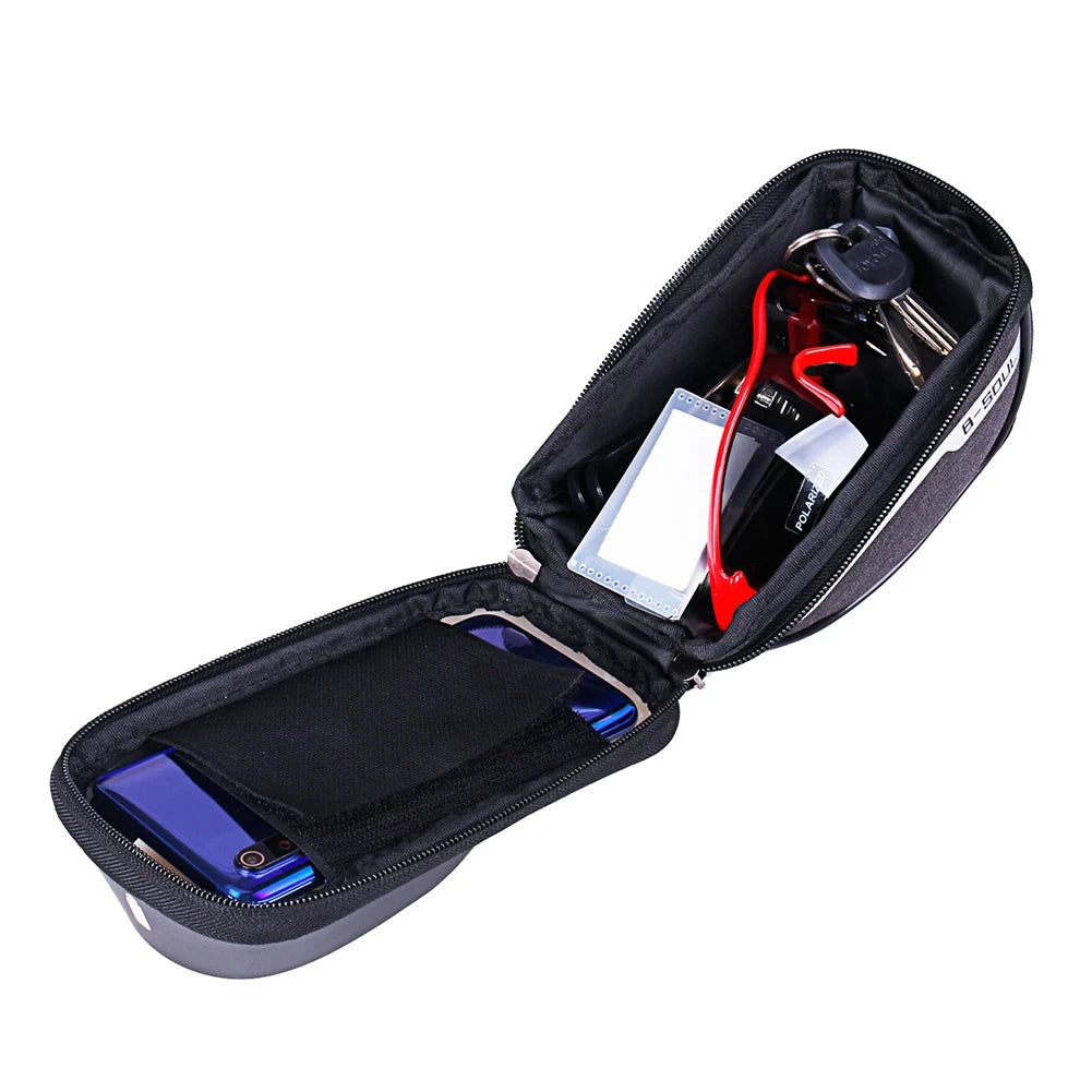 Mountain Bicycle Bag Touch Screen Cycling Handlebar Phone Holder Bag Bike Bags Bicycle Phone Storage Bags Cycling Accessories