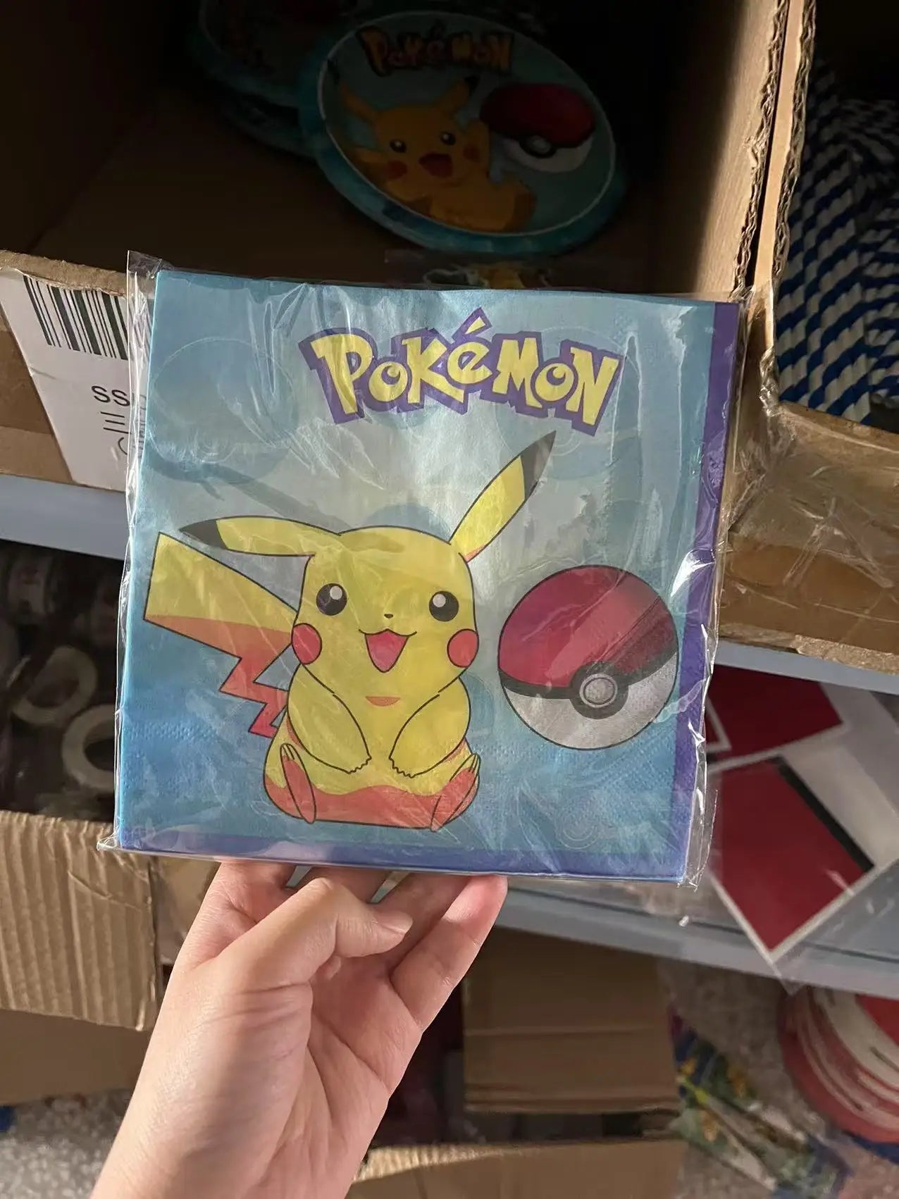 Decoration Pokemon Birthday Party Hats Pikachu Disposable Tableware Tablecloth Cup Plate Napkin Baby Shower Party Favors Pokemon
