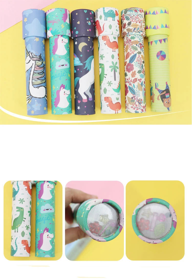 1pcs Kaleidoscope Classic Nostalgic Child Science Experiment Toys Parent-child Interactive Educational Toys Magical Change Gift