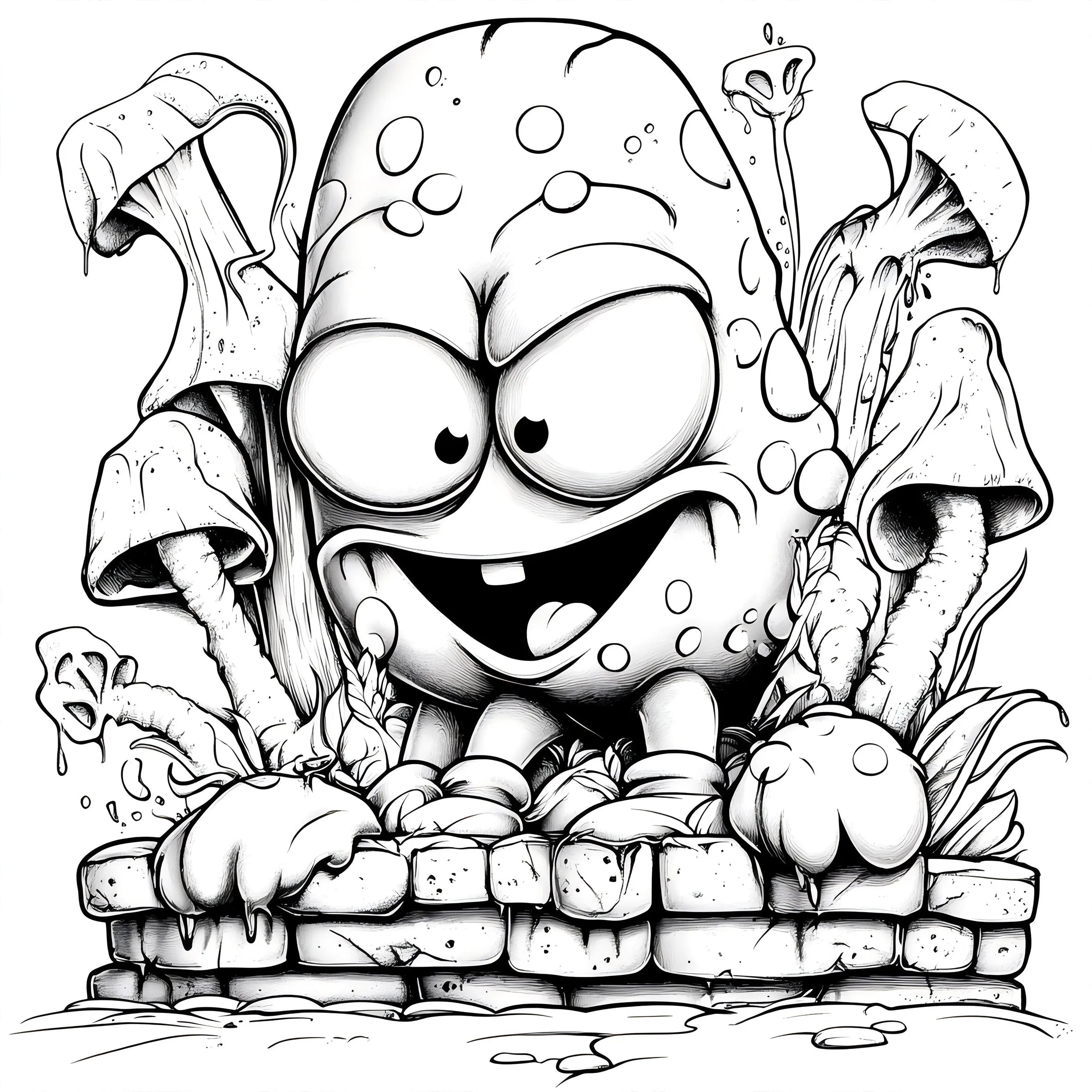 Joint Graffiti Colouring Book Adult Picture Book