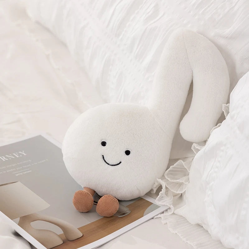 Cute Musical Plush Toy Soft Violin 30cm Guitar Pipa Tuning Fork Note Stuffed Doll Instrument Gift for Kid Music Lover Home Decor