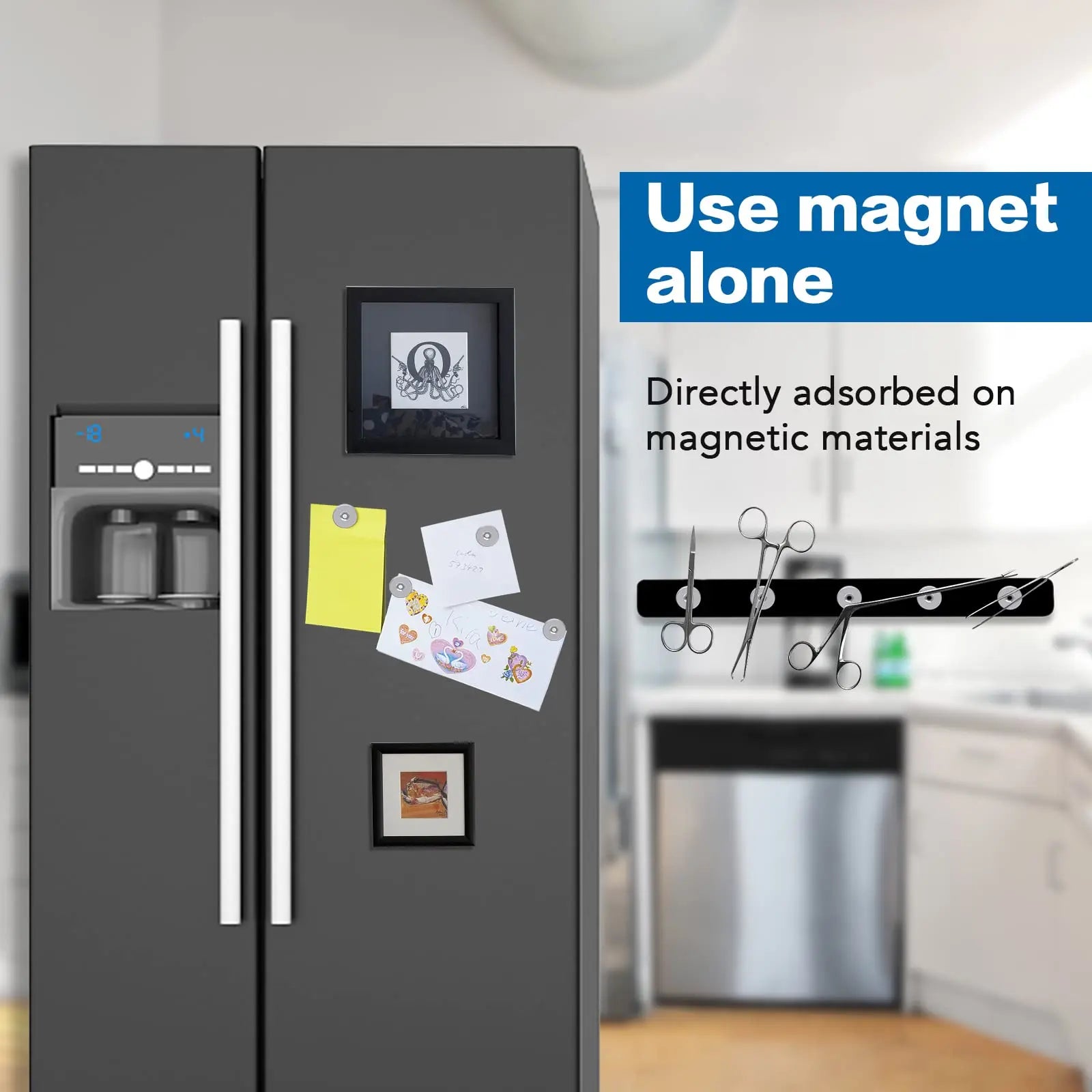 8/10/12/15/18/20x3 Strong Magnet Countersunk Round NdFeB Neodymium Magnet Powerful Rare Earth Permanent Fridge Magnets with hole
