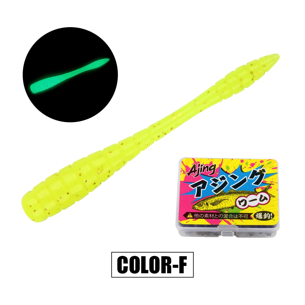 Spinpoler 4.8cm Ajing Soft Fishing Lure Mini Plastic Bait Tpr Rockfishing Stream River Sea Smaller Predators Drop Shot Tackle