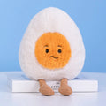 New Cartoon Egg Stuffed Toy Expression Food Bread Toast Series Breakfast Doll Fun Decoration Pillow Baby Comfort Doll Xmas Gifts