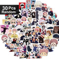 30/60/180pcs Cartoon Jujutsu Kaisen Stickers Cute Decals Toy Stationery Guitar Phone Bicycle Laptop Luggage Car Graffiti Kids